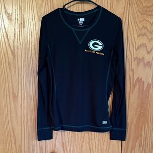 Green Bay Packers Women's Black TX3 Cool Top